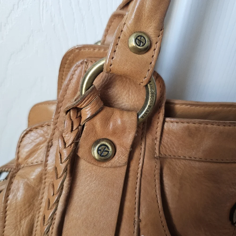 Francesco Biasia Leather Shoulder Bag